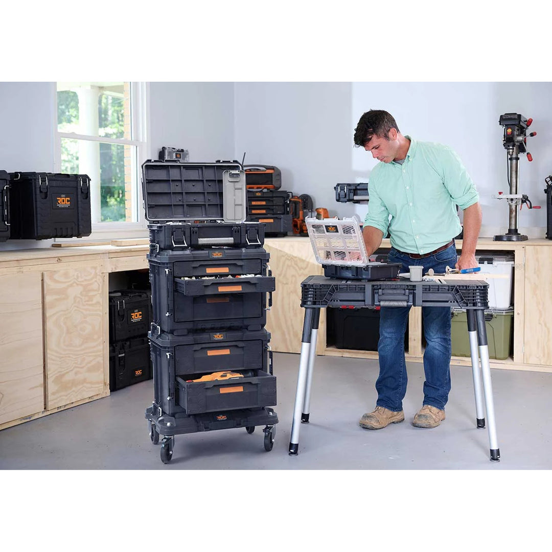 Keter Roc Pro Gear transportna platforma, crna, modularni sustav, nosivost do 145 kg, 262828