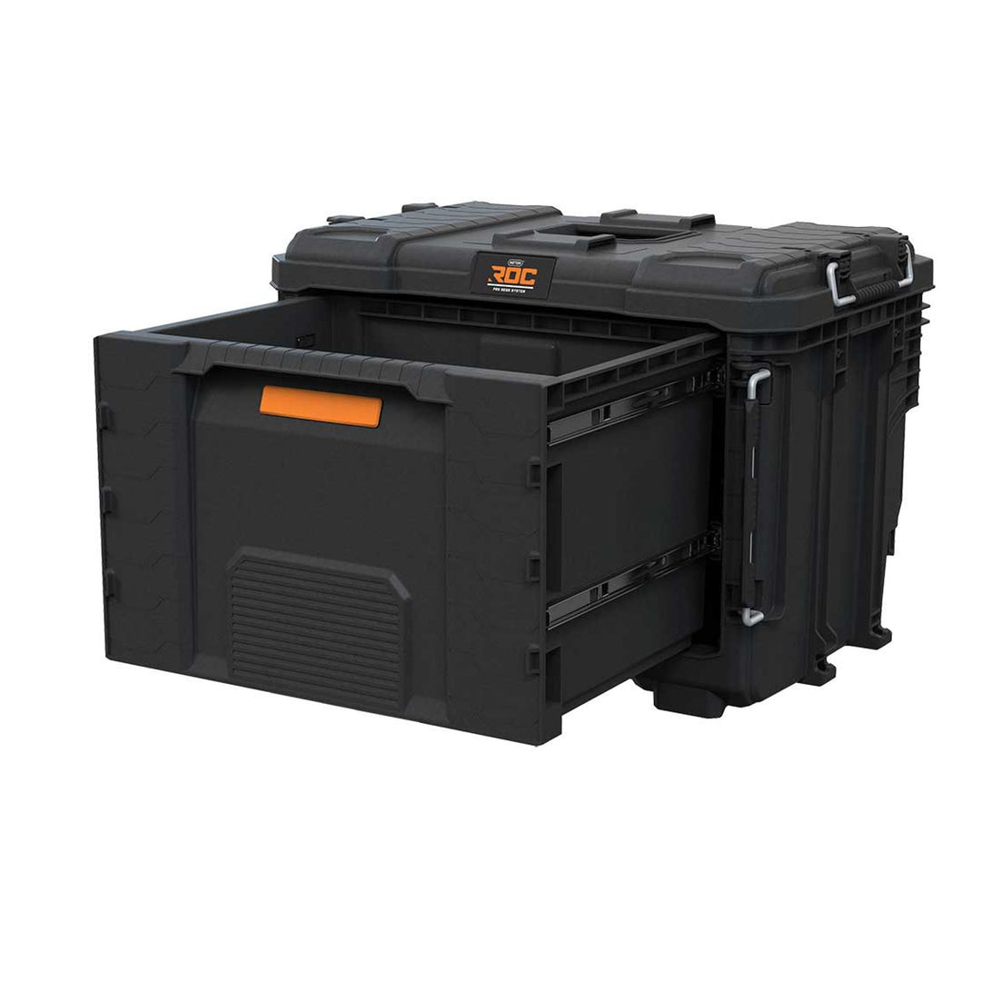 Keter ROC Pro Gear 2.0 XL kutija za alate, s jednim velikim ladicom, transportnom bravom, za zidnu montažu, modularni dizajn, 271384