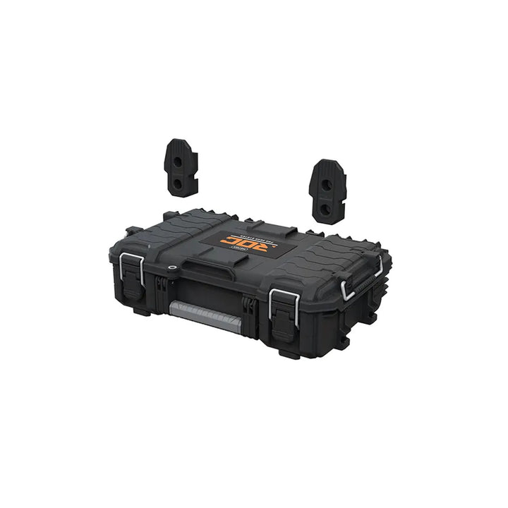 Set od 3 Keter ROC Pro Gear 2.0 kutije za alate, ukupni kapacitet 110 litara, zaštita IP65, odvojiva teleskopska ručka, moguće zaključavanje, 256982