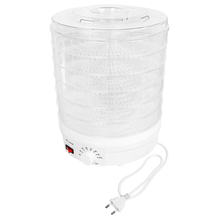 Dehidrator gljiva, povrća i voća Blow, 500 W, uključeno 6 pladnjeva, kontrola temperature 35–75 °C, 44–175