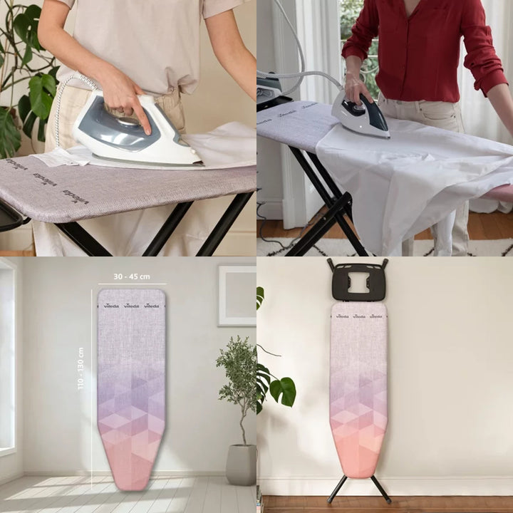 Vileda Diamond navlaka za dasku za glačanje, duljina 110–130 cm, otporna na toplinu, Quick Fix sustav, 142468