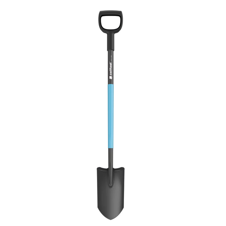 Lopata za rasadnike/odvodnju, ojačana, naoštrena oštrica, ergonomska drška, duljina 129 cm, Cellfast, CELLPRO