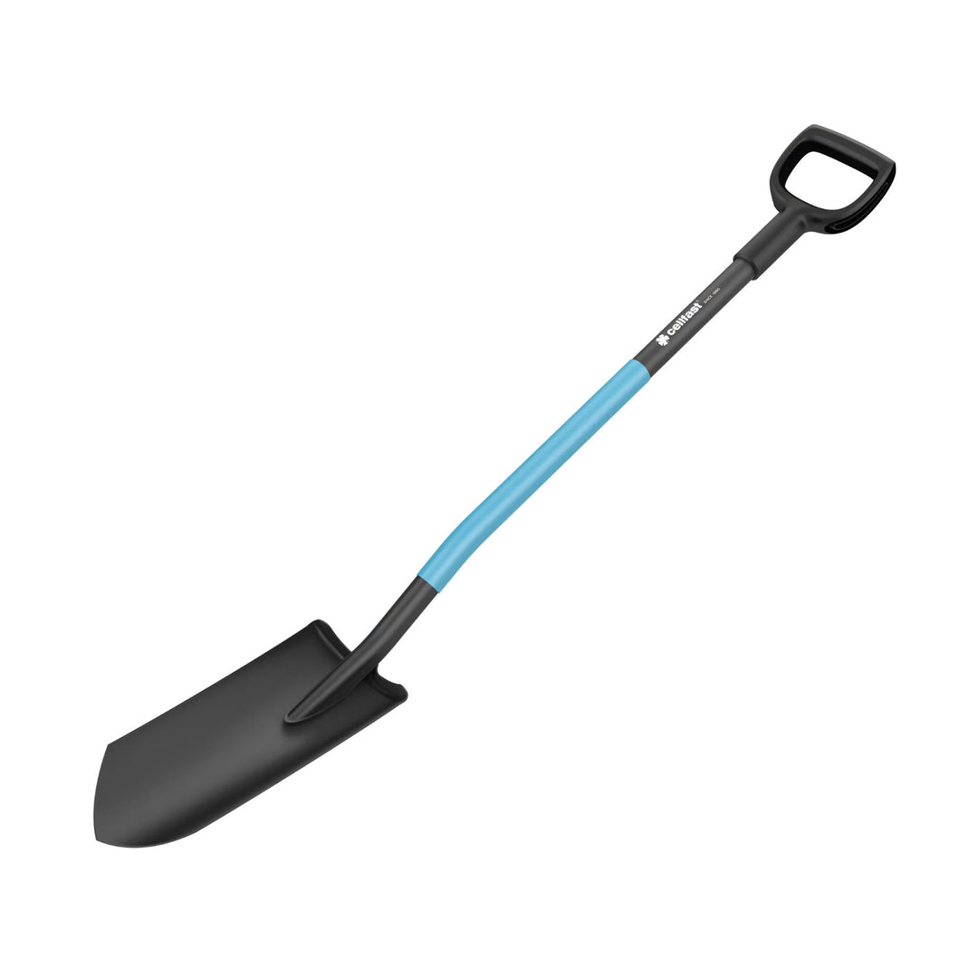 Lopata za rasadnike/odvodnju, ojačana, naoštrena oštrica, ergonomska drška, duljina 129 cm, Cellfast, CELLPRO