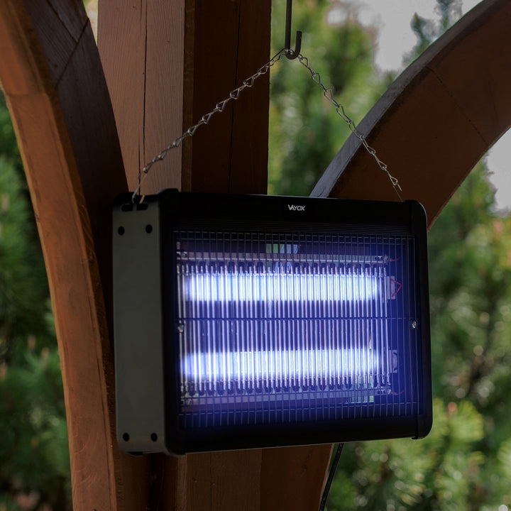 Lampa za ubijanje kukaca za komarce, muhe i leptire; električni zamak; UV; 20 W; Vayox