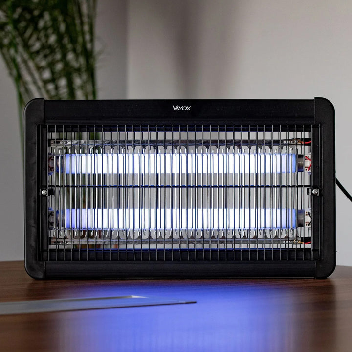 Lampa za ubijanje kukaca za komarce, muhe i leptire; električni zamak; UV; 20 W; Vayox