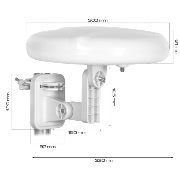 Digital360 4G LTE FM VHF UHF VA0024 Vayox vanjska antena