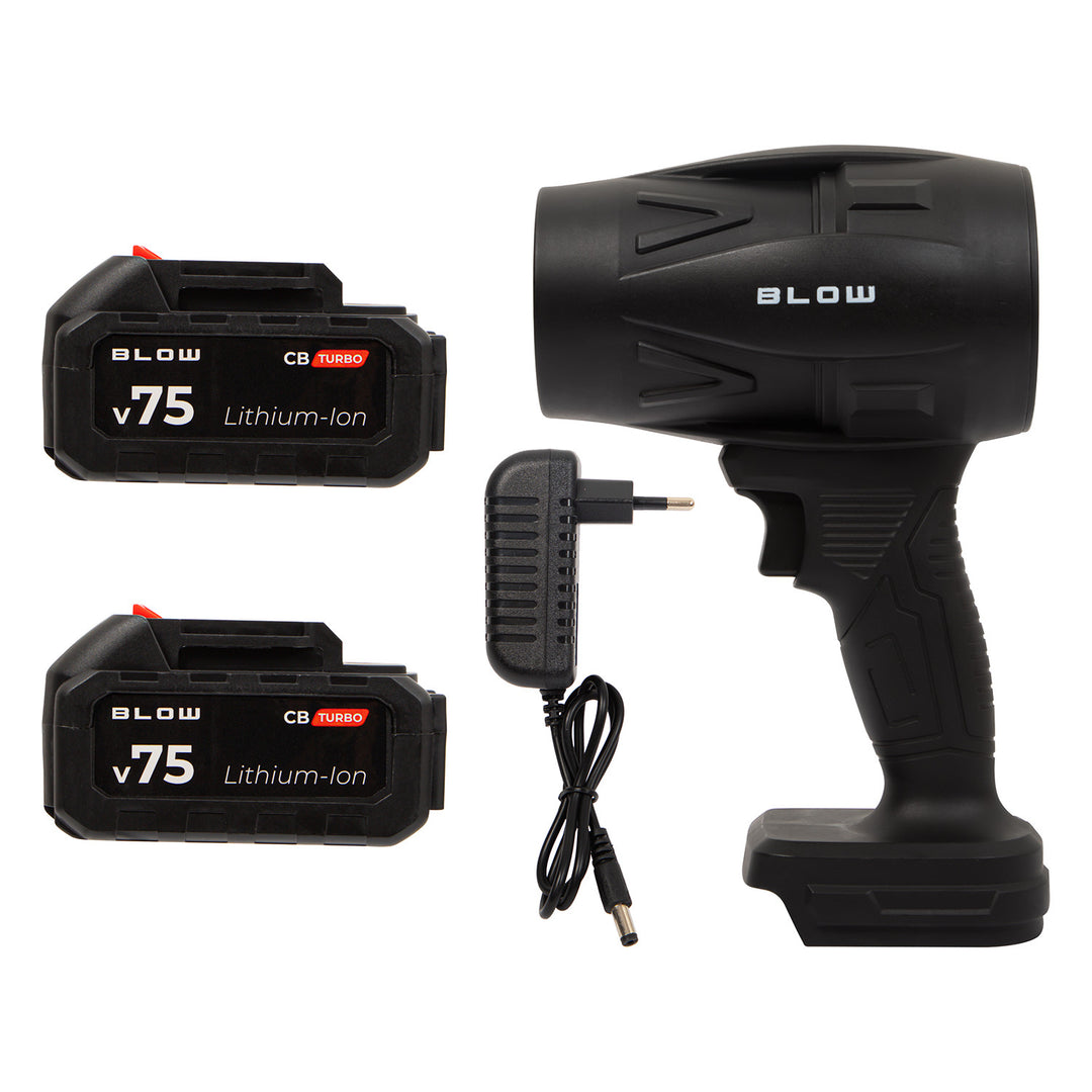 BLOW 21V CB TURBO bežični puhač, 130.000 o/min, 2,4 Ah, torbica za nošenje
