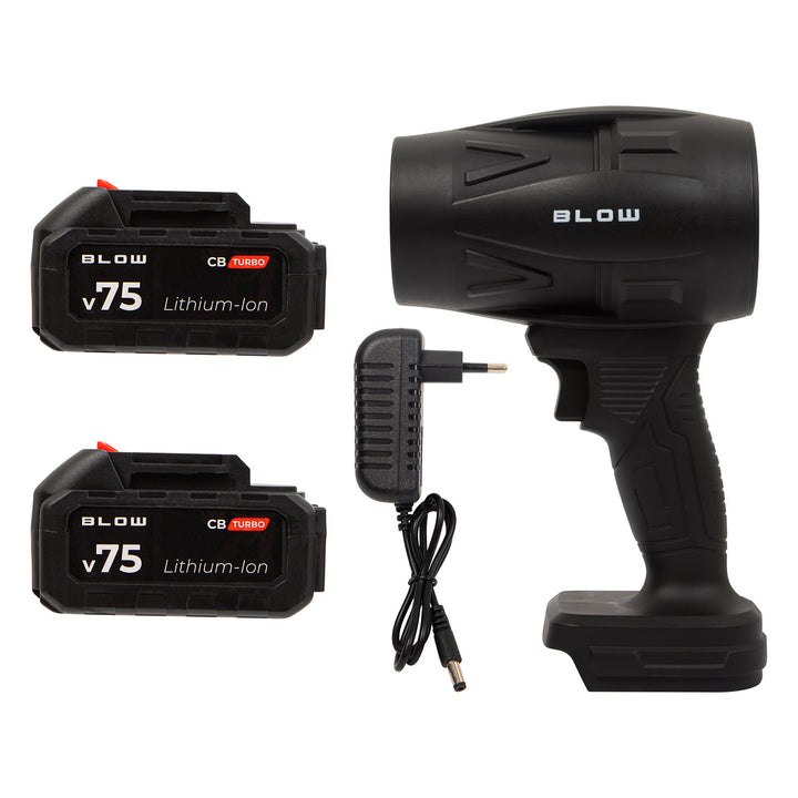 BLOW 21V CB TURBO bežični puhač, 130.000 o/min, 2,4 Ah, torbica za nošenje