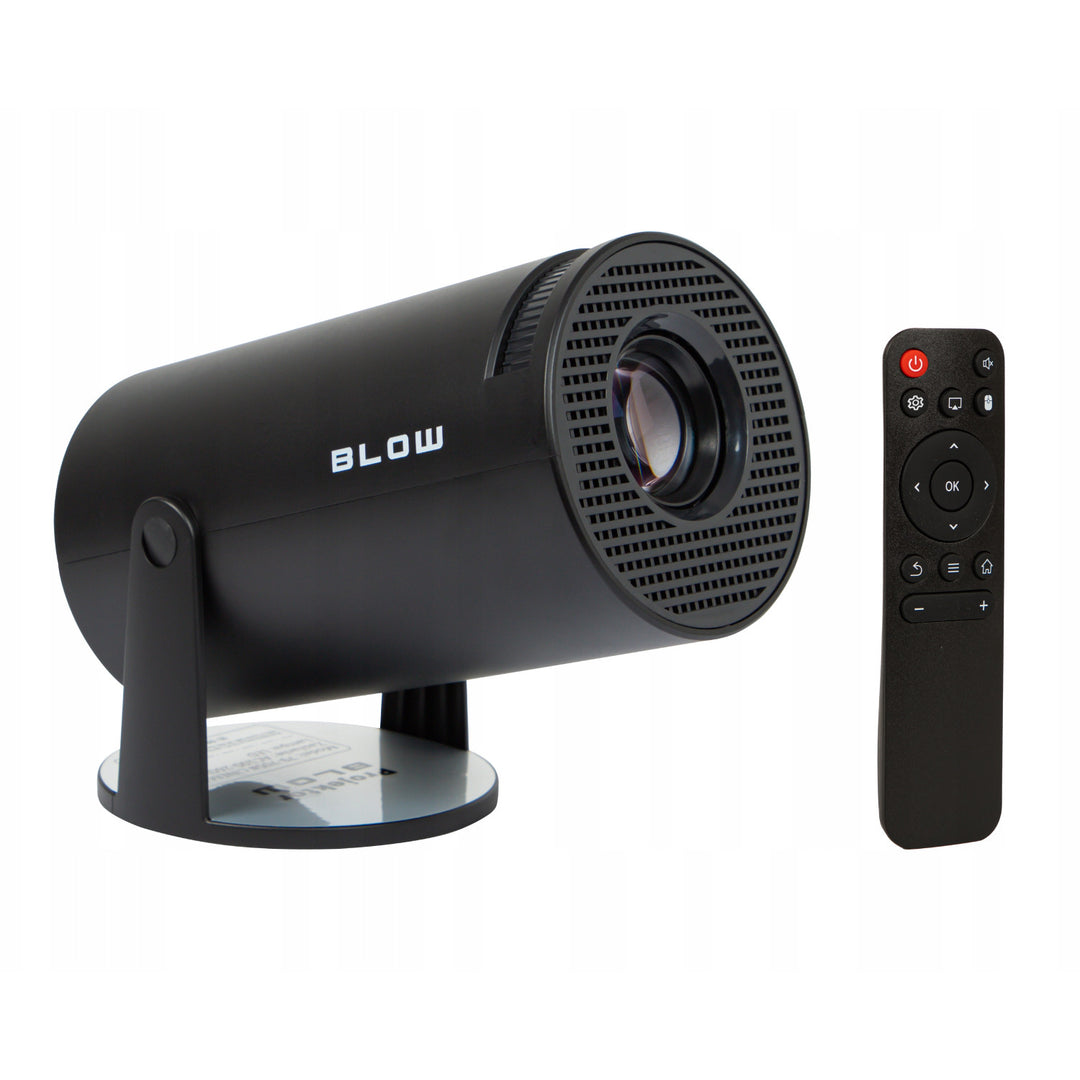 Blow prijenosni projektor, Android TV, ugrađeni 3W zvučnik, rezolucija 720p i dekodiranje 4K, jasan i živahan prikaz, 79-705