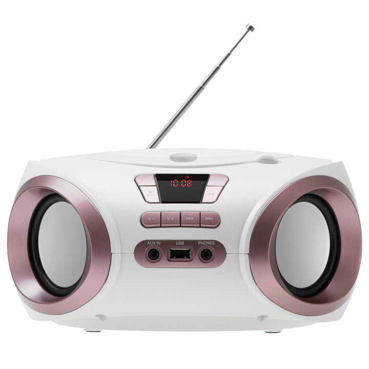 Boombox radio s CD/MP3, USB, FM radio, AUX, priključak za slušalice, Adler, AD 1181