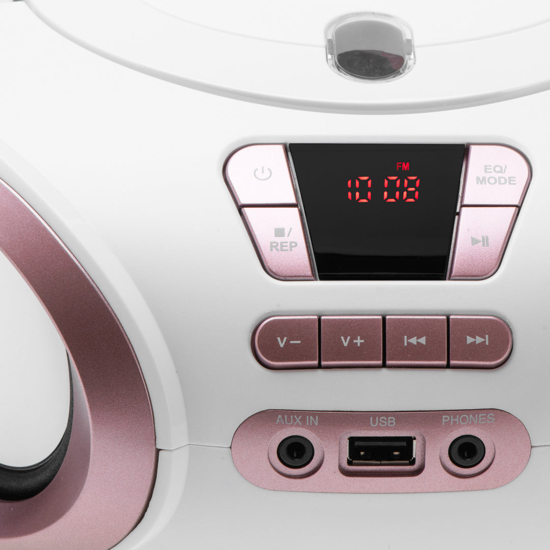 Boombox radio s CD/MP3, USB, FM radio, AUX, priključak za slušalice, Adler, AD 1181