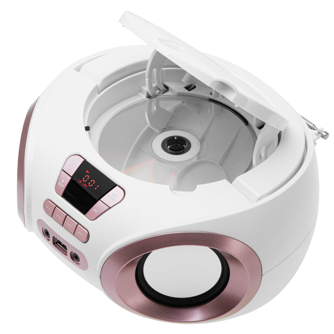 Boombox radio s CD/MP3, USB, FM radio, AUX, priključak za slušalice, Adler, AD 1181