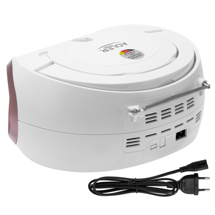 Boombox radio s CD/MP3, USB, FM radio, AUX, priključak za slušalice, Adler, AD 1181
