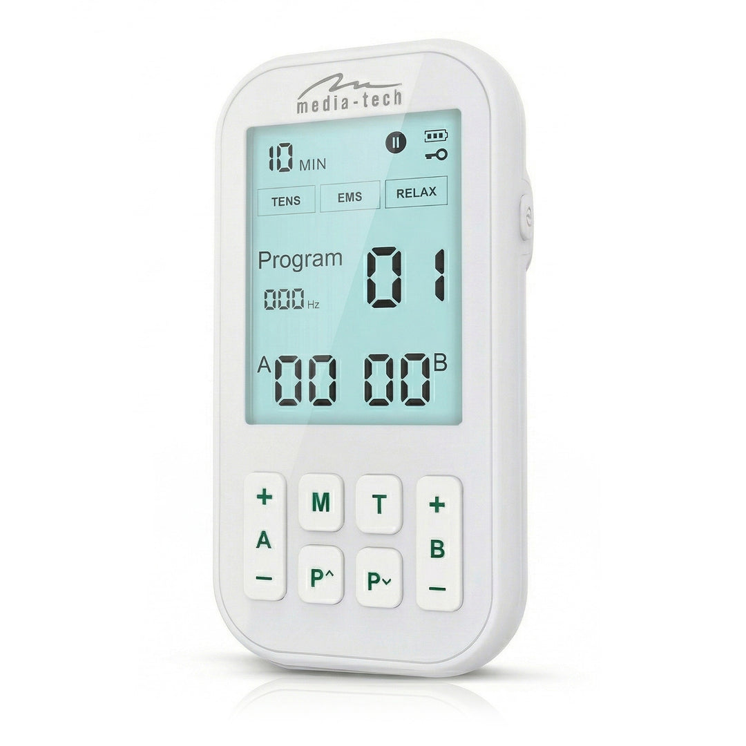 Masazer i elektrostimulator mišića, TENS/EMS, 3-u-1 stimulacija, Mediatech, MT6543