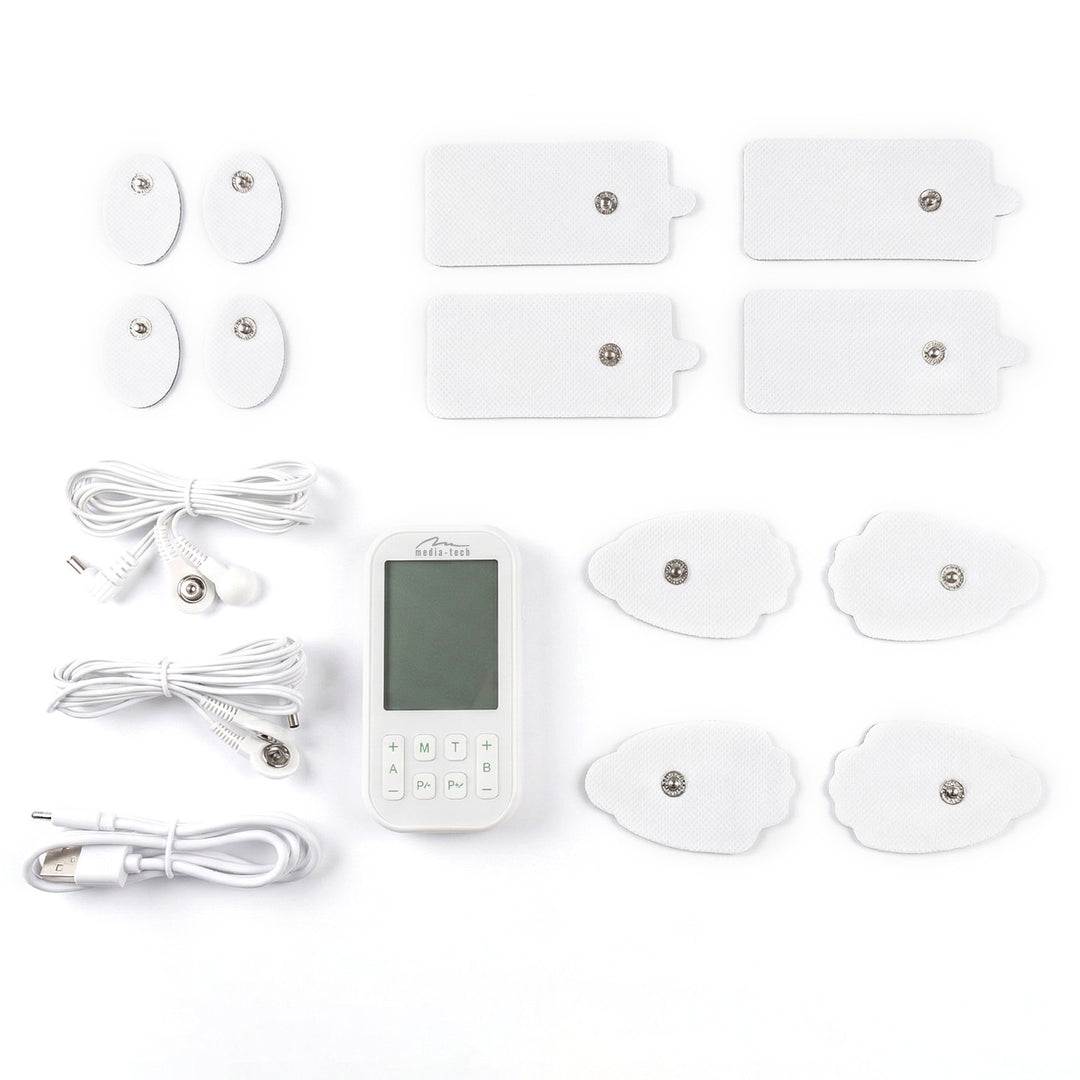 Masazer i elektrostimulator mišića, TENS/EMS, 3-u-1 stimulacija, Mediatech, MT6543