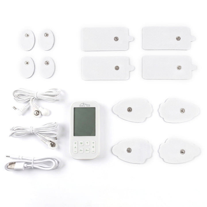 Masazer i elektrostimulator mišića, TENS/EMS, 3-u-1 stimulacija, Mediatech, MT6543