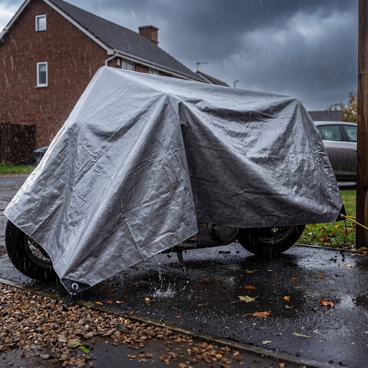 Srebrna cerada, 120 g, 4x6 m, VA0476, vodootporna, Vayox