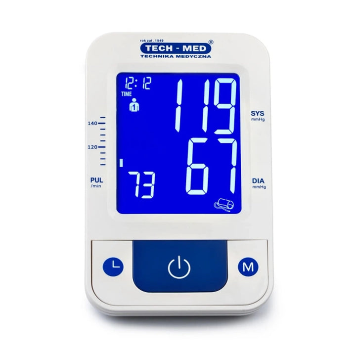 Elektronički monitor krvnog tlaka, glasovna funkcija, veličina manžete 22–42 cm, IHB indikator, TMA-CONTROL3, Techmed