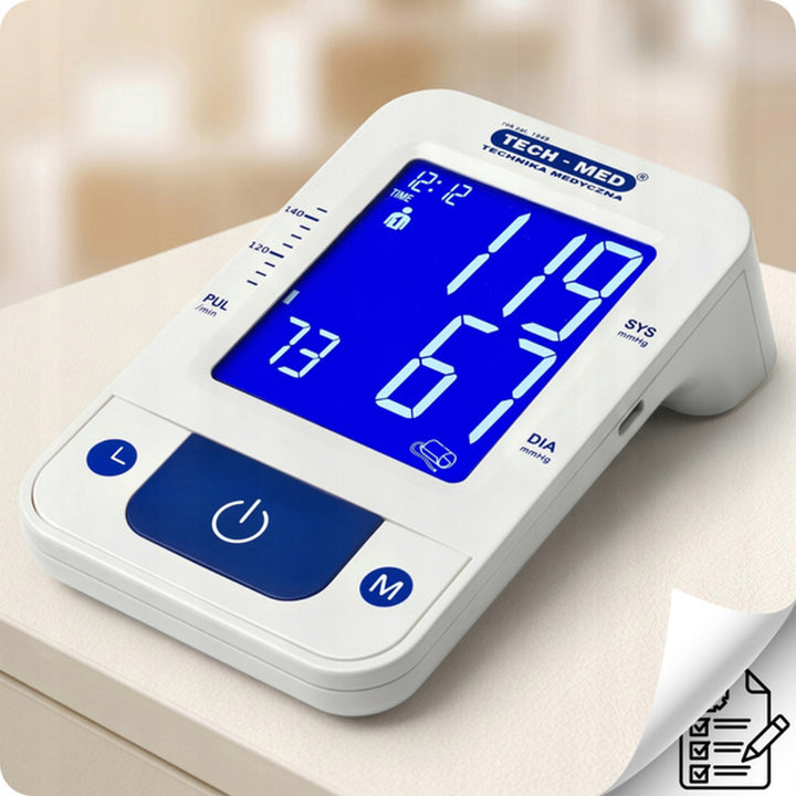 Elektronički monitor krvnog tlaka, glasovna funkcija, veličina manžete 22–42 cm, IHB indikator, TMA-CONTROL3, Techmed