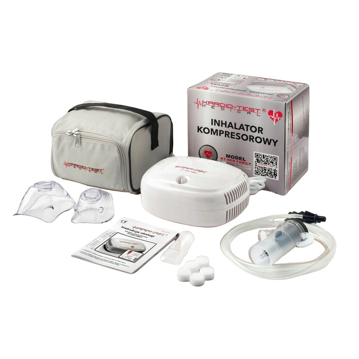 Kompresorski nebulizator, 2 maske za lice, KT-NEB FAMILY, Techmed