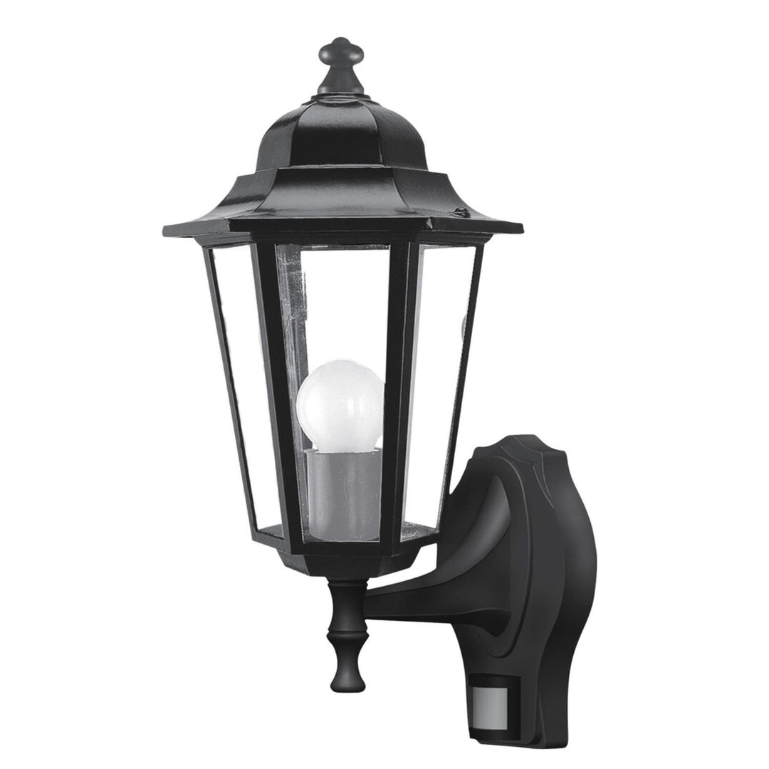 Rabalux zidna svjetiljka, vanjska, senzor pokreta, IP43, E27, max 60W, crna, Velence, 4 komada