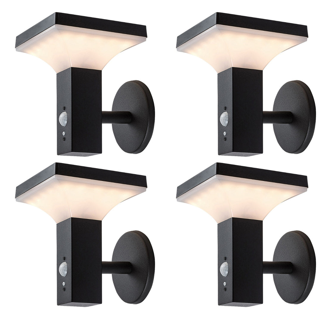 Rabalux lampa, zidna, vanjska, na solarni pogon, IP44, 4W LED, Geleen, 4 komada
