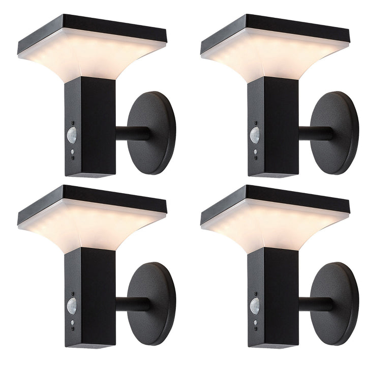 Rabalux lampa, zidna, vanjska, na solarni pogon, IP44, 4W LED, Geleen, 4 komada