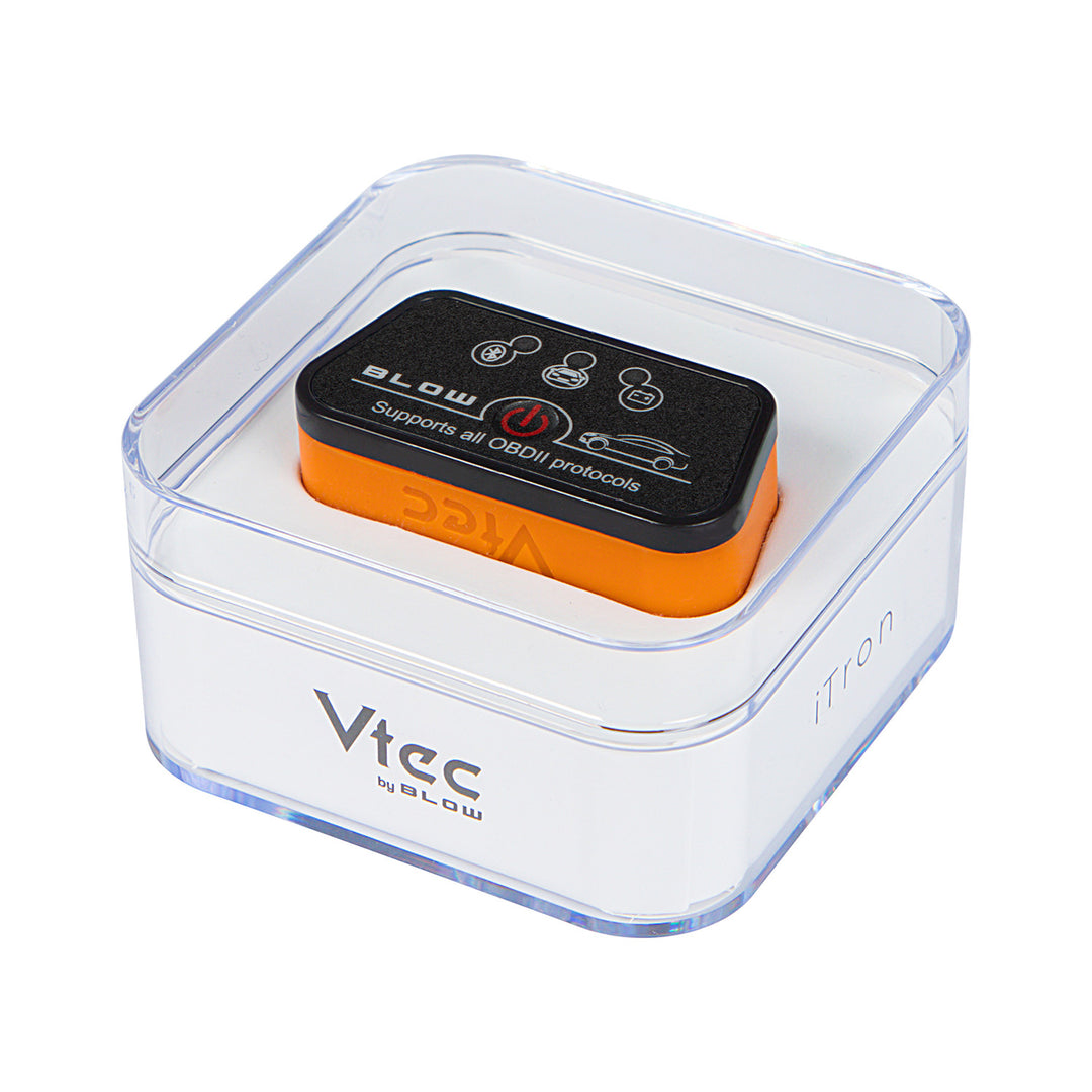 Vtec iTRON Blow OBD2 dijagnostički sučelje, Bluetooth 4.0, bežična komunikacija s ugrađenim računalom automobila, visoka kompatibilnost, 58-660