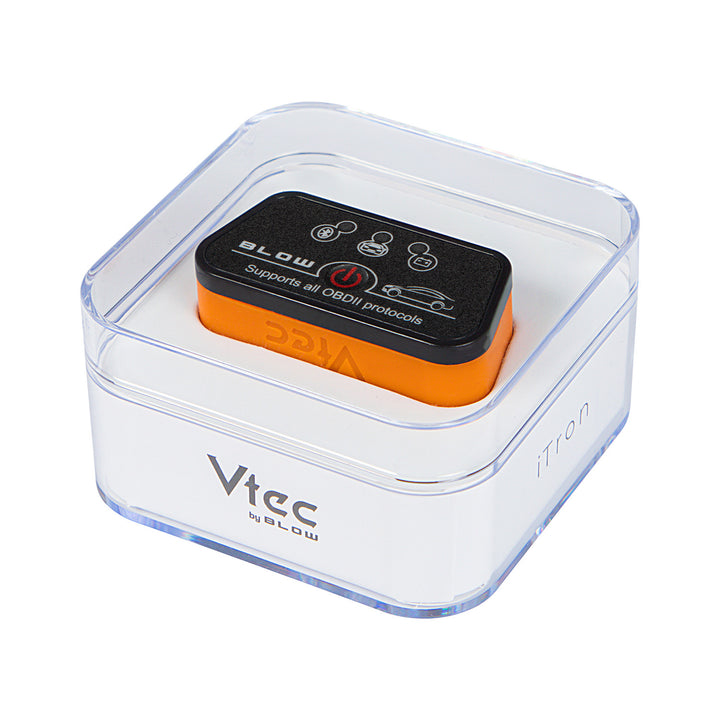 Vtec iTRON Blow OBD2 dijagnostički sučelje, Bluetooth 4.0, bežična komunikacija s ugrađenim računalom automobila, visoka kompatibilnost, 58-660