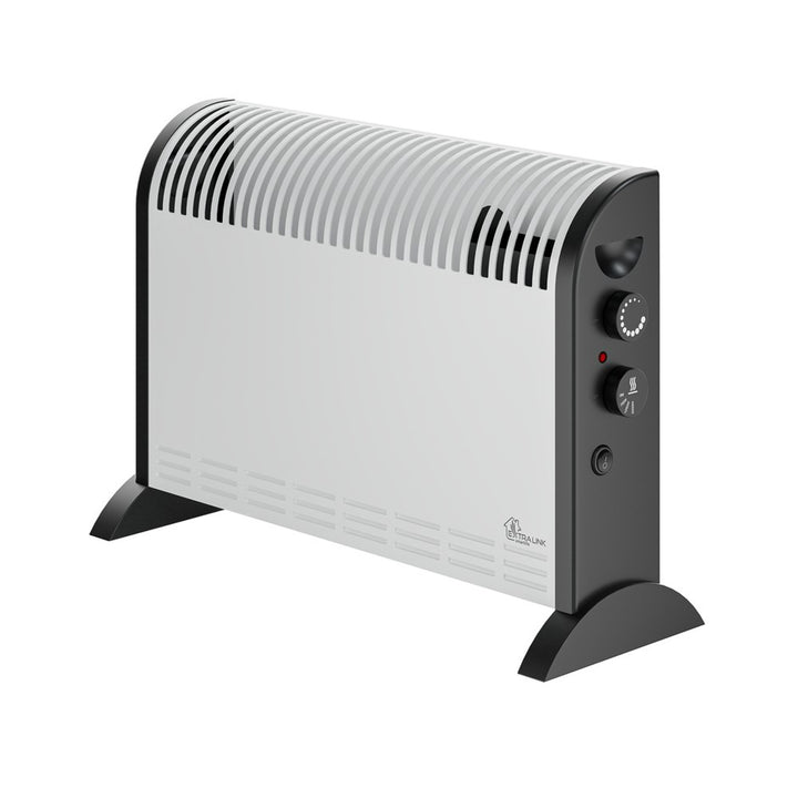 Električni konvektorski grijač Extralink, 2000 W, ugrađeni ventilator za raspodjelu topline, kontrola s 3 postavke, turbo način rada, LCV-06