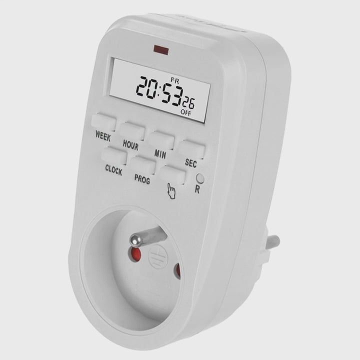 Timer prekidač - GreenBlue digitalni tajmer, maksimalno opterećenje 16 A, IP20, GB362 E