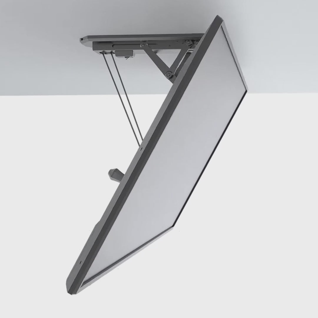 Električni stropni nosač za TV za kosih zidova, 32"-70", max. 35 kg, Maclean MC-880 daljinski upravljač, max. VESA 600x411