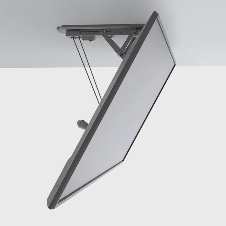Električni stropni nosač za TV za kosih zidova, 32"-70", max. 35 kg, Maclean MC-880 daljinski upravljač, max. VESA 600x411