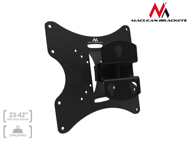 Maclean MC-501A B nosač za TV ili monitor, univerzalni, max. VESA 200x200, 23-50", 30 kg, crni