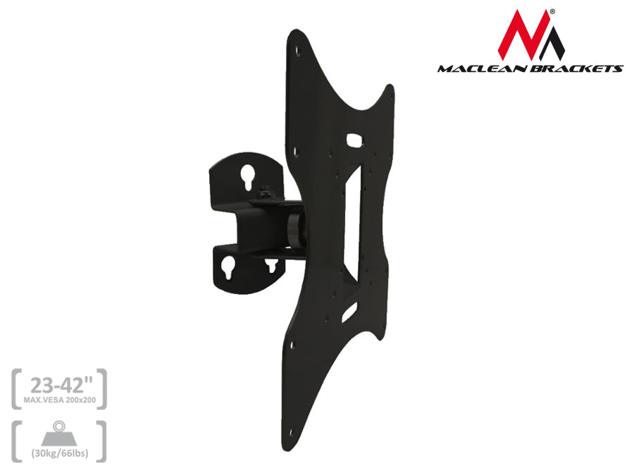 Maclean MC-501A B nosač za TV ili monitor, univerzalni, max. VESA 200x200, 23-50", 30 kg, crni