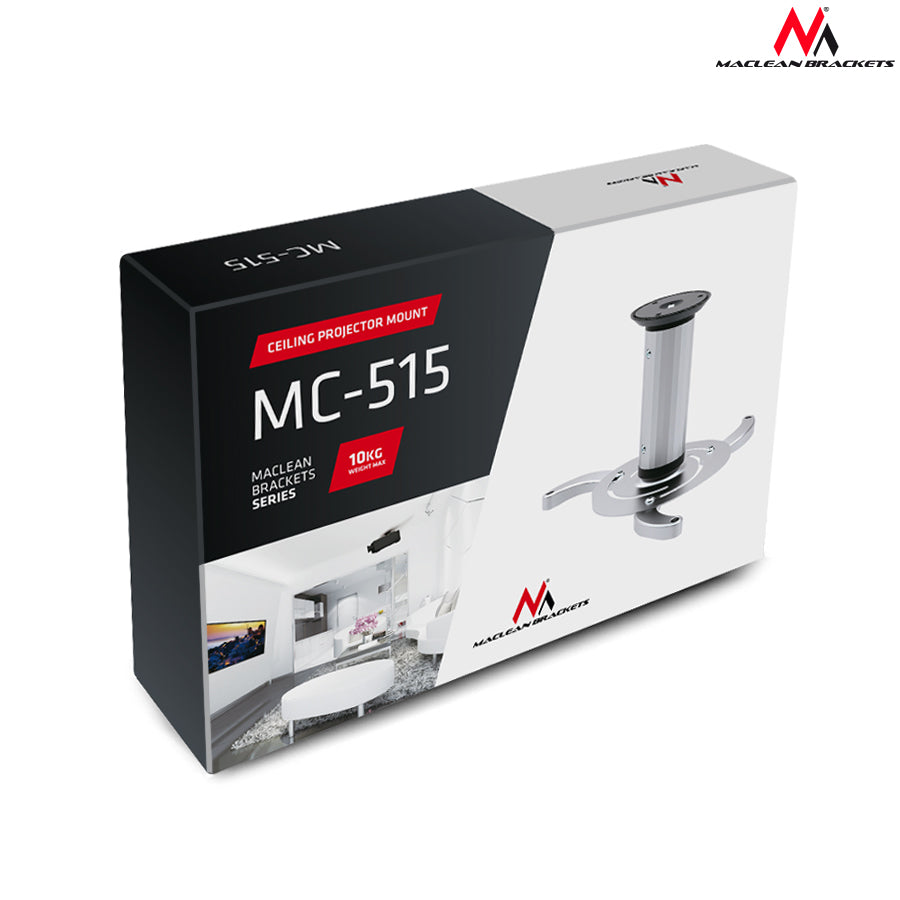 Maclean stropni nosač za projektore, 80–170 mm, 10 kg, MC-515 S