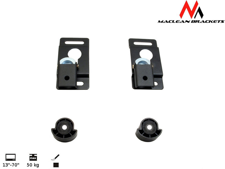 Stropni nosač za TV od 23-42" (50-85 cm) do 30 kg Maclean MC-504A B crni