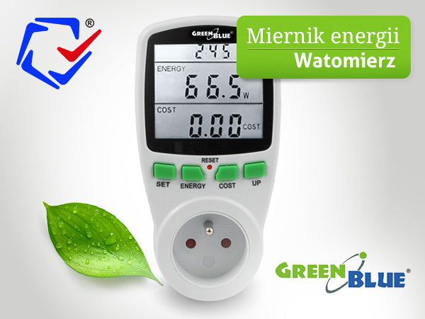 Watometer energetski brojilac, brojilac potrošnje električne energije GreenBlue GB202
