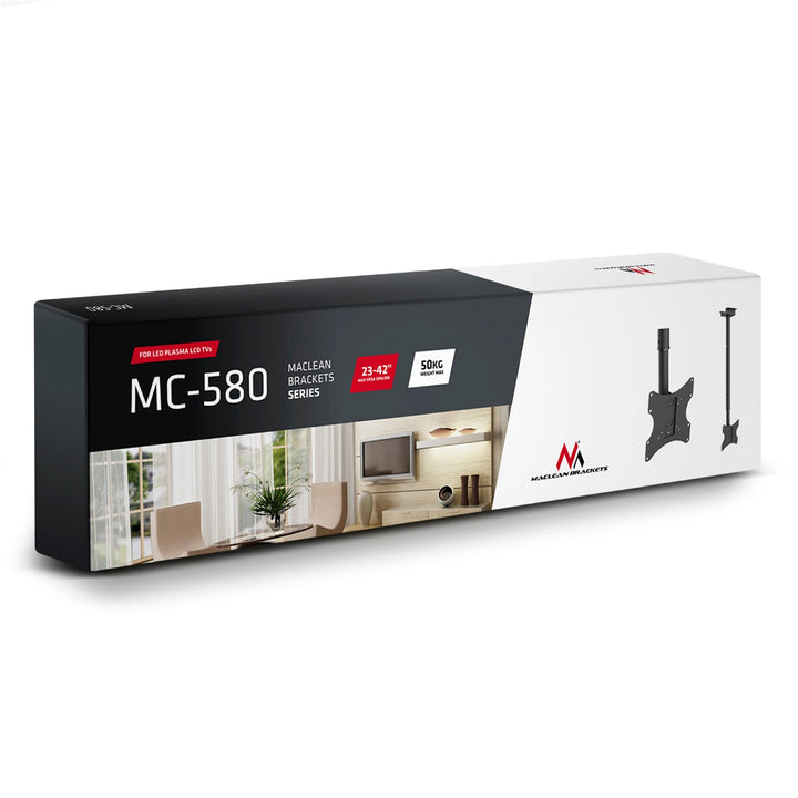 Maclean MC-580 50 kg VESA 200x200 stropni nosač za TV od 23 do 42 inča