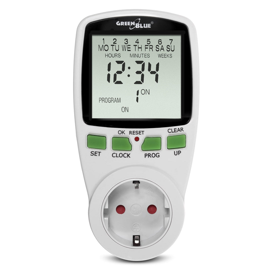Timer - GreenBlue GB105G digitalni tajmer, njemački utikač