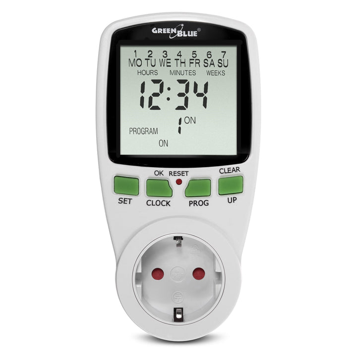 Timer - GreenBlue GB105G digitalni tajmer, njemački utikač