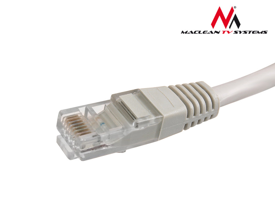 Maclean UTP patch kabel, utikač-utikač, Cat5e, 0,5 m, sivi, MCTV-646