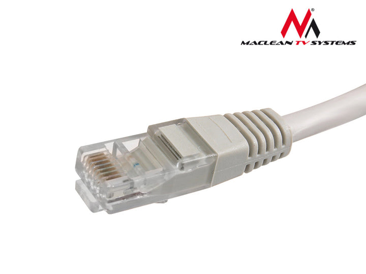 Maclean UTP patch kabel, utikač-utikač, Cat5e, 0,5 m, sivi, MCTV-646