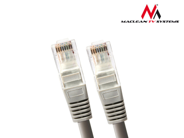 Maclean UTP patch kabel, utikač-utikač, Cat5e, 0,5 m, sivi, MCTV-646