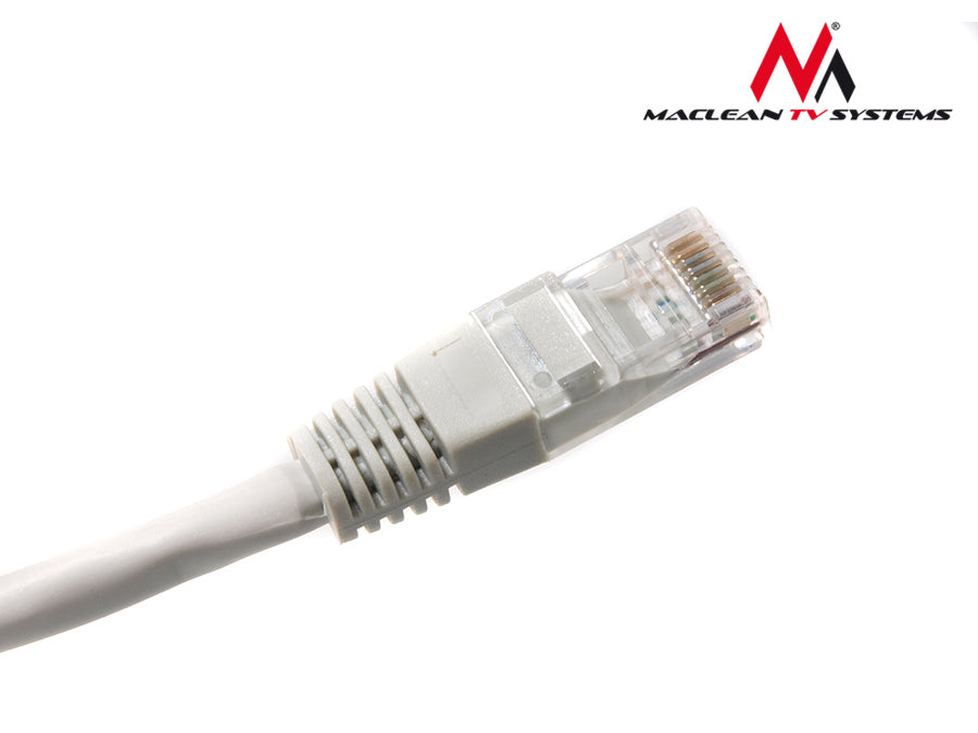 Maclean UTP patch kabel, utikač-utikač, Cat5e, 0,5 m, sivi, MCTV-646