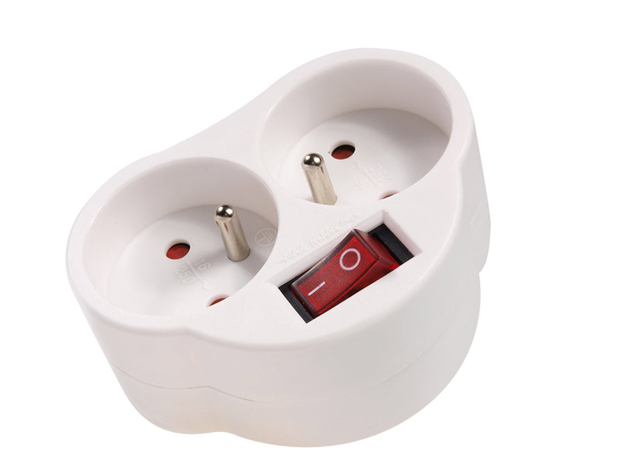 Maclean električna utičnica s prekidačem, 2 kom., max. 3680 W, MCE31