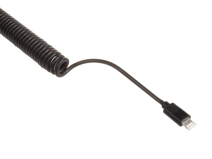 Maclean punjač za automobil, Lightning spiralni, 2xUSB, 5,2 A, 1,8 m, MCE76