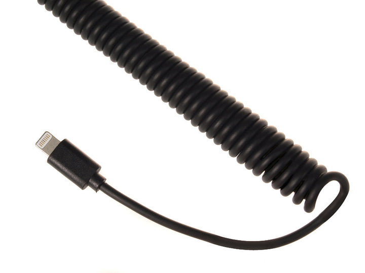 Maclean punjač za automobil, Lightning spiralni, 2xUSB, 5,2 A, 1,8 m, MCE76