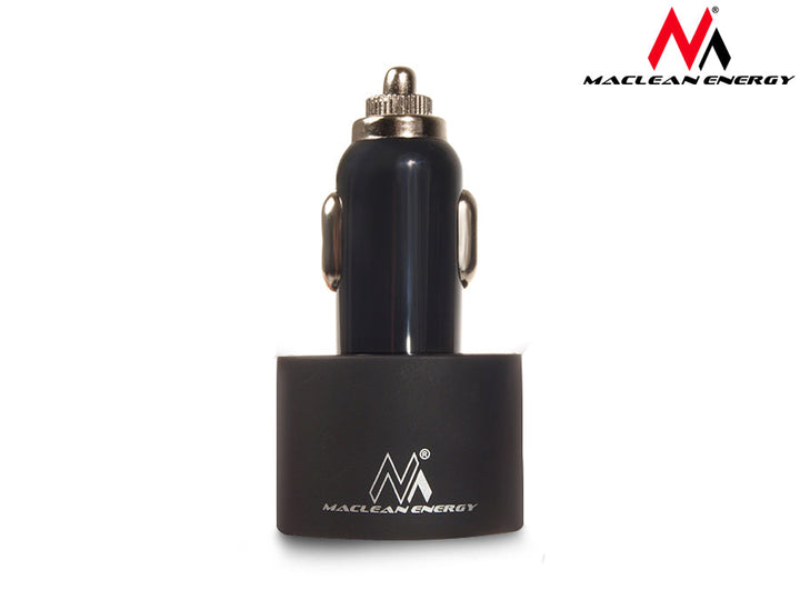 Maclean punjač za automobil, Lightning spiralni, 2xUSB, 5,2 A, 1,8 m, MCE76