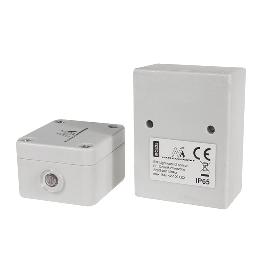 Maclean senzor sumraka, s vanjskom sondom, max. 3450 W, MCE35